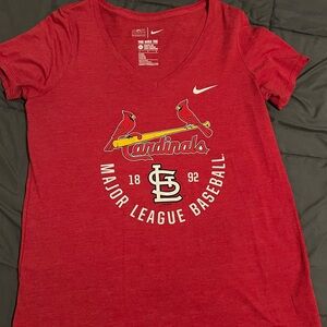 Nike St. Louis Cardinals Red V-Neck Tee